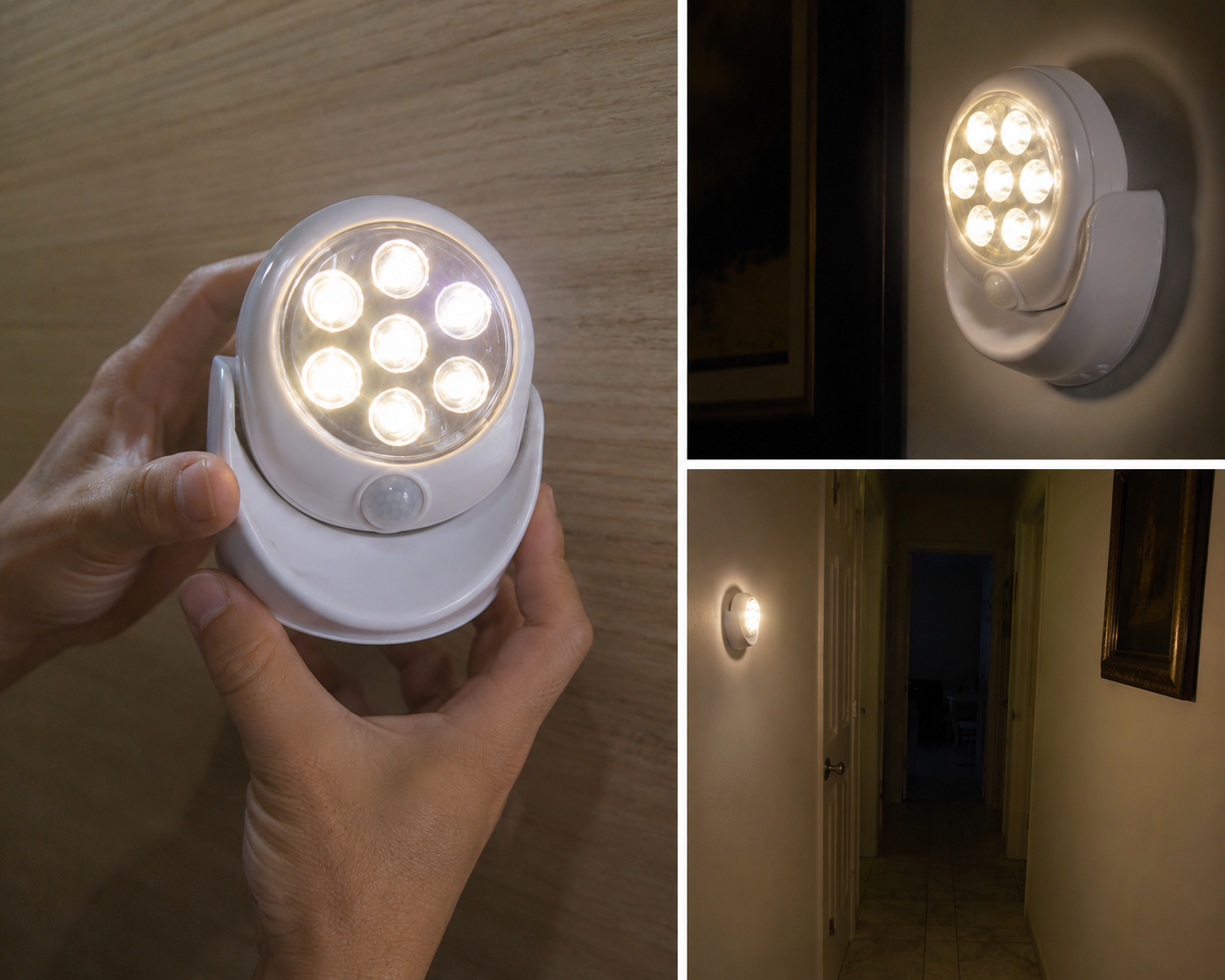 360-Degree Motion Sensor Light for Hallways